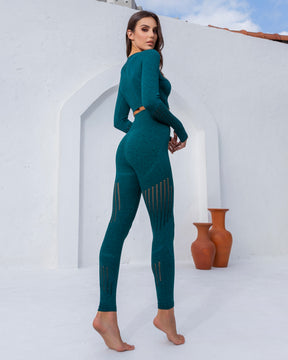 Conjunto camila verde