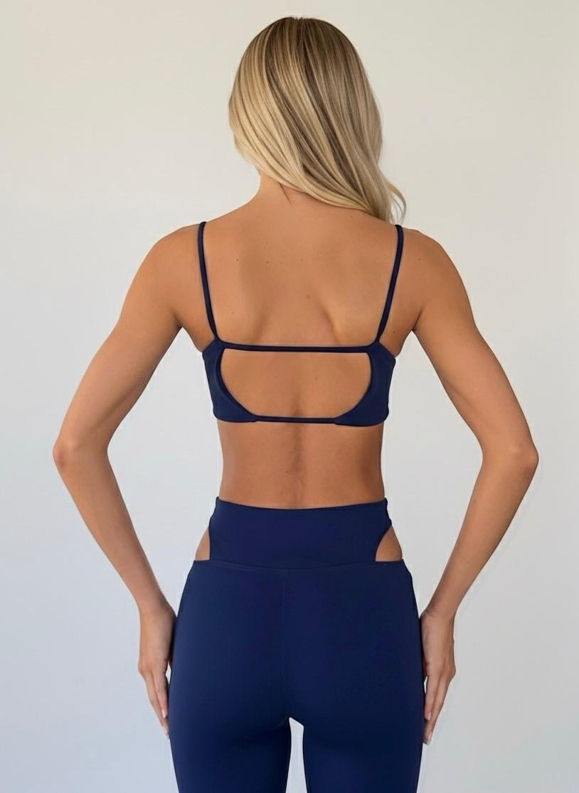 Top Milena - Azul escuro