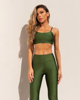 Military green Virginia top