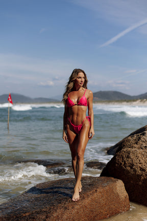 Bikini rojo brillante Raika