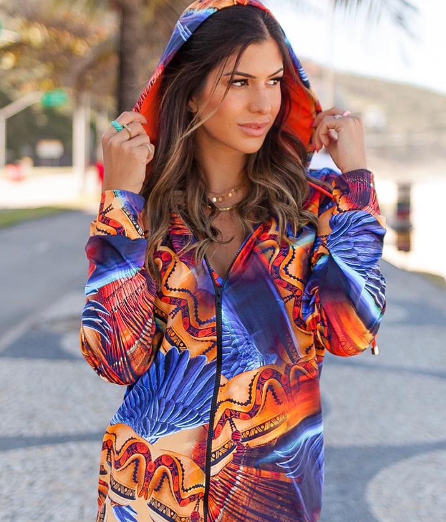 colorful jacket