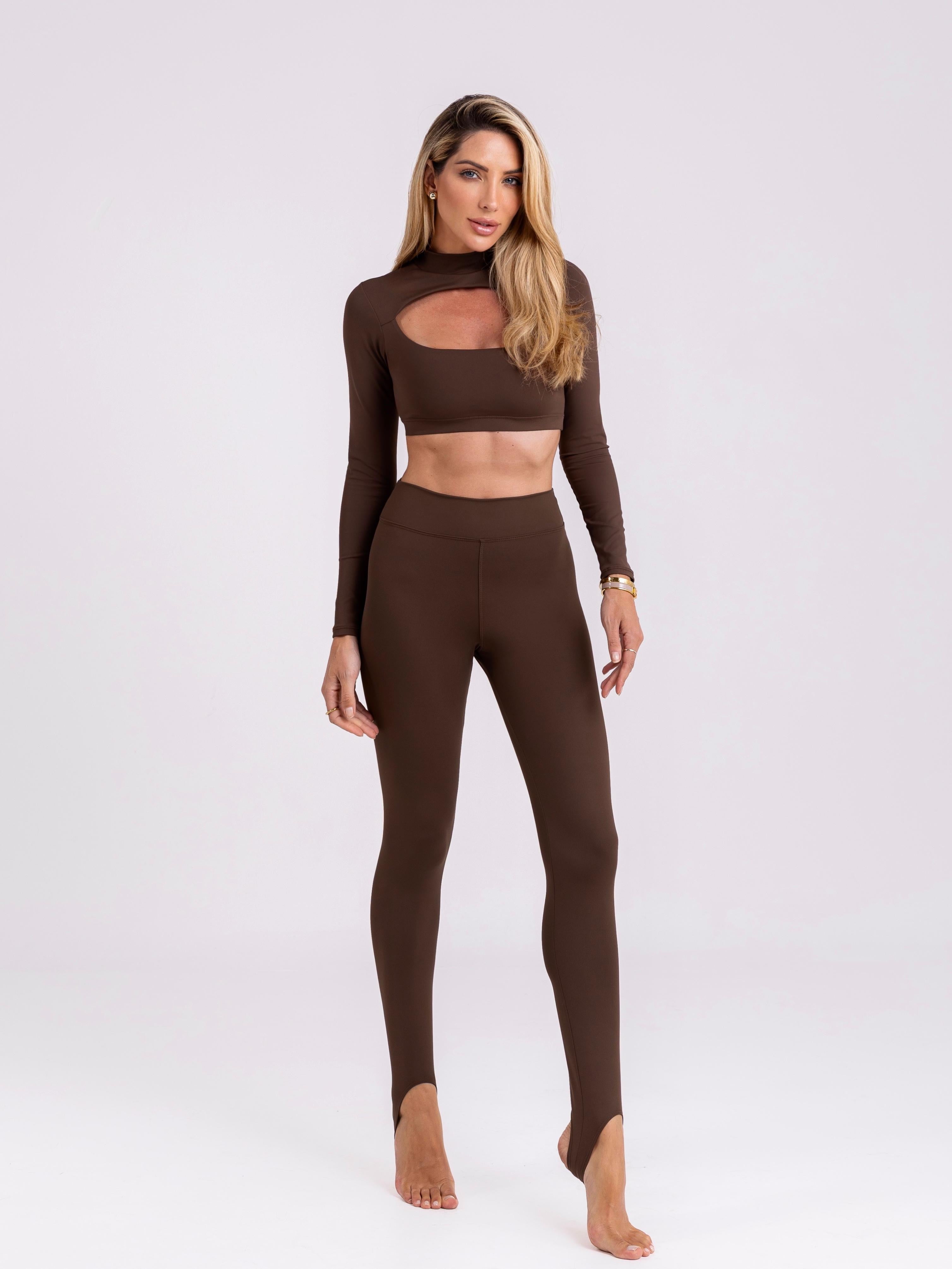 Legging Berta Marrom