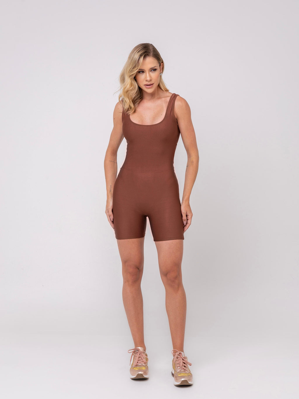 Macacão Laura - Marrom suave