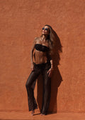 Calça arrastão Taty preto