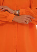 Camisa Oversized Duda - Laranja