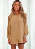 Camisa Oversized Duda - Bege