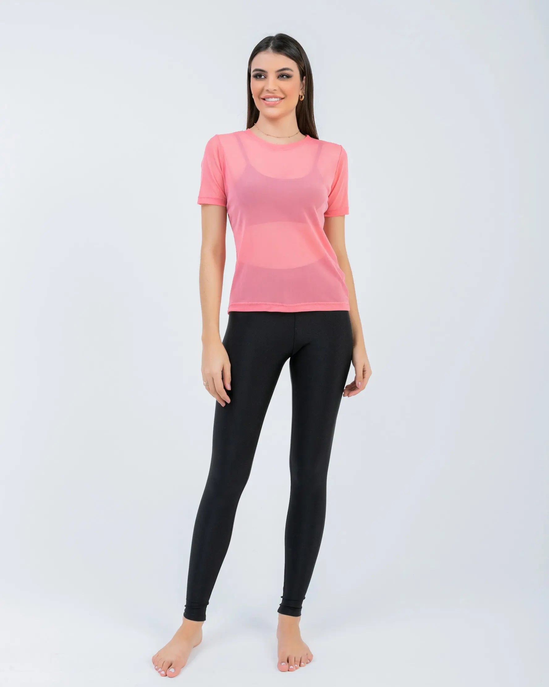 Camiseta Fabíola rosa