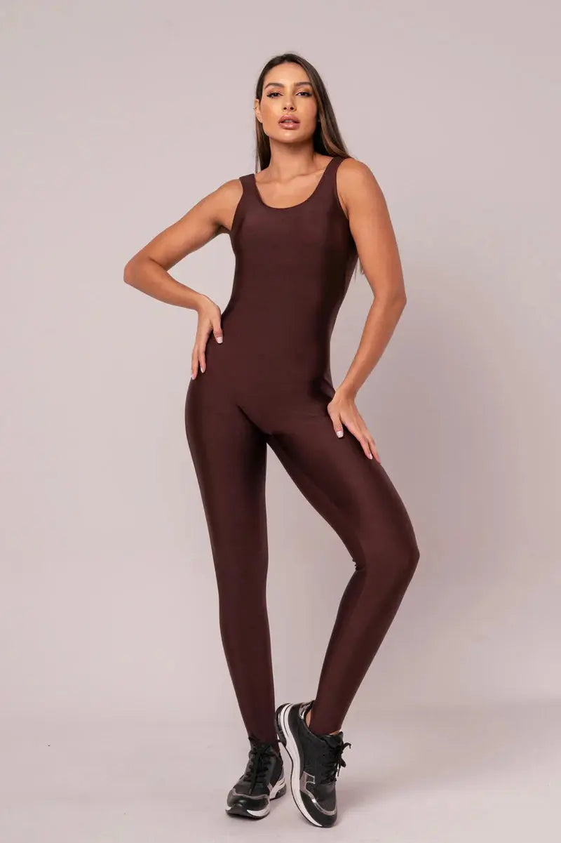 Macacão Gisele - Marrom