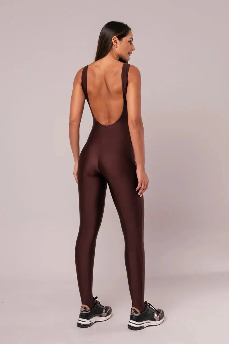 Macacão Gisele - Marrom