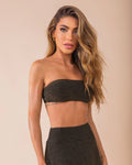 Top Lurex Lary preto