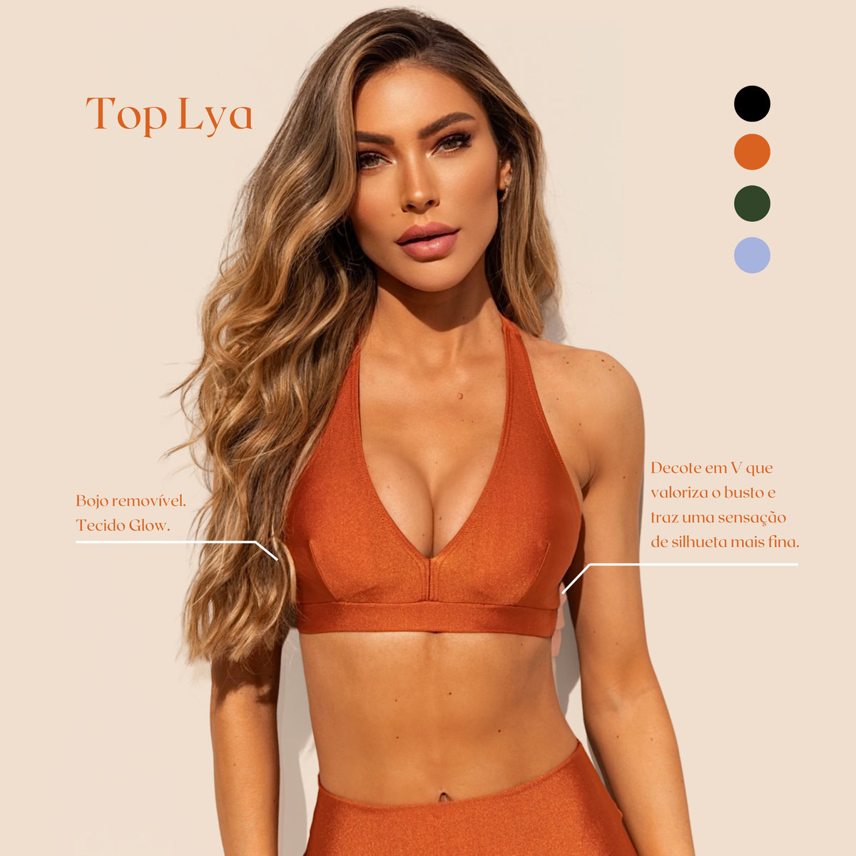 Top Lya Paprika Glow