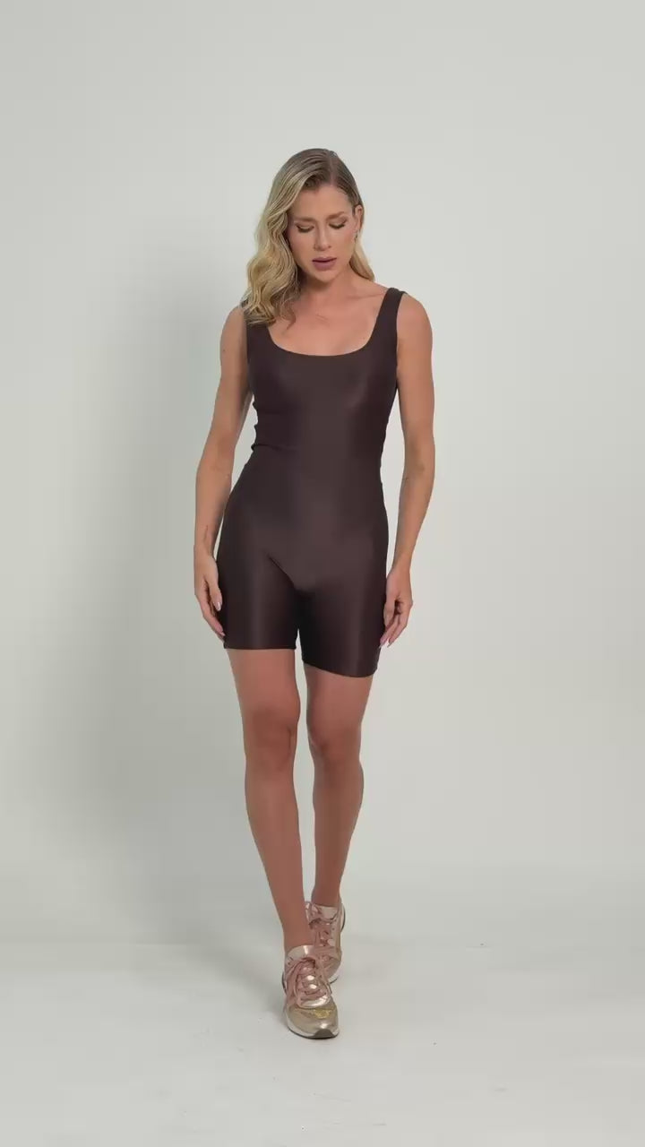 Macacão Laura - Marrom