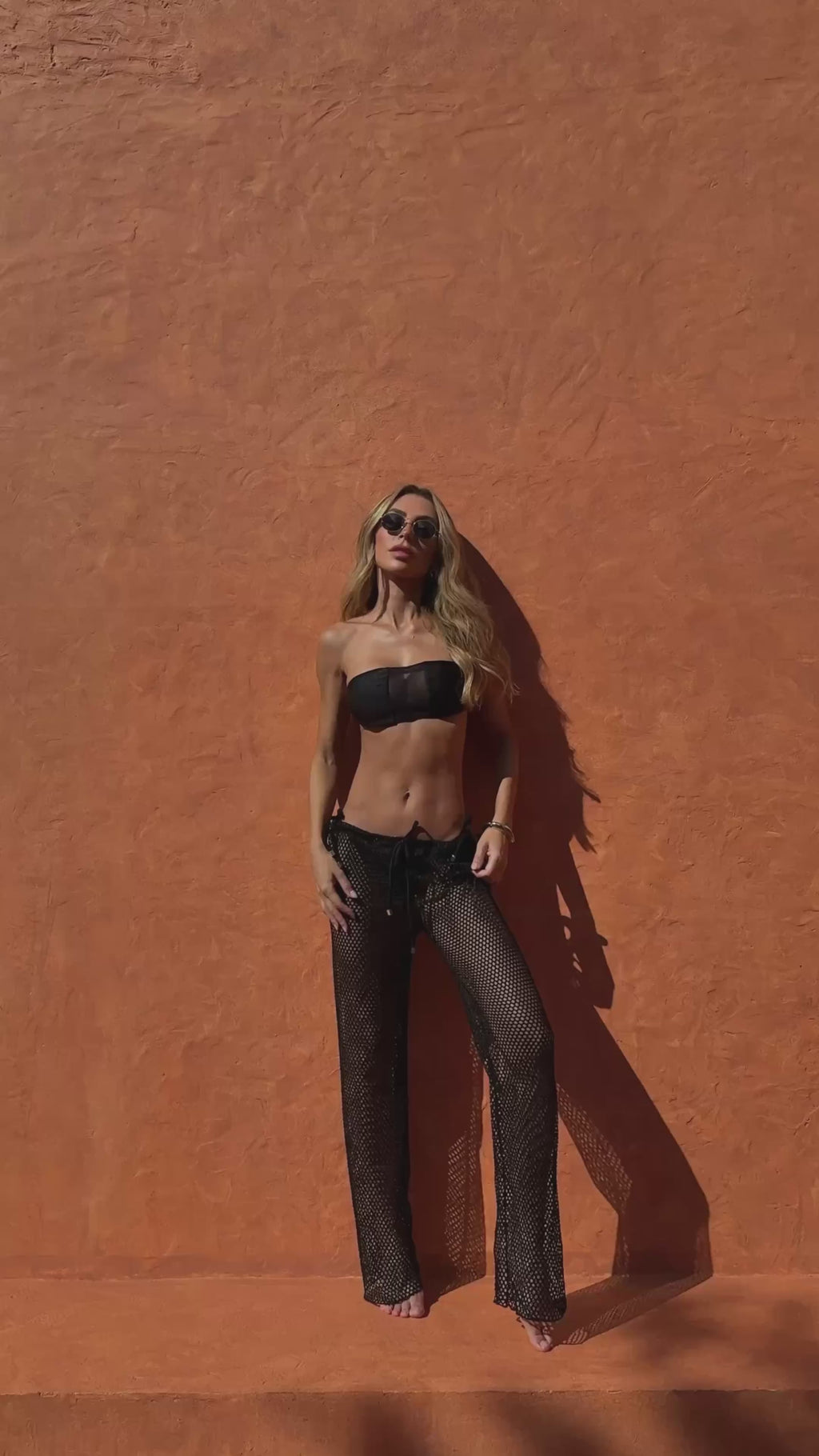 Calça arrastão Taty preto