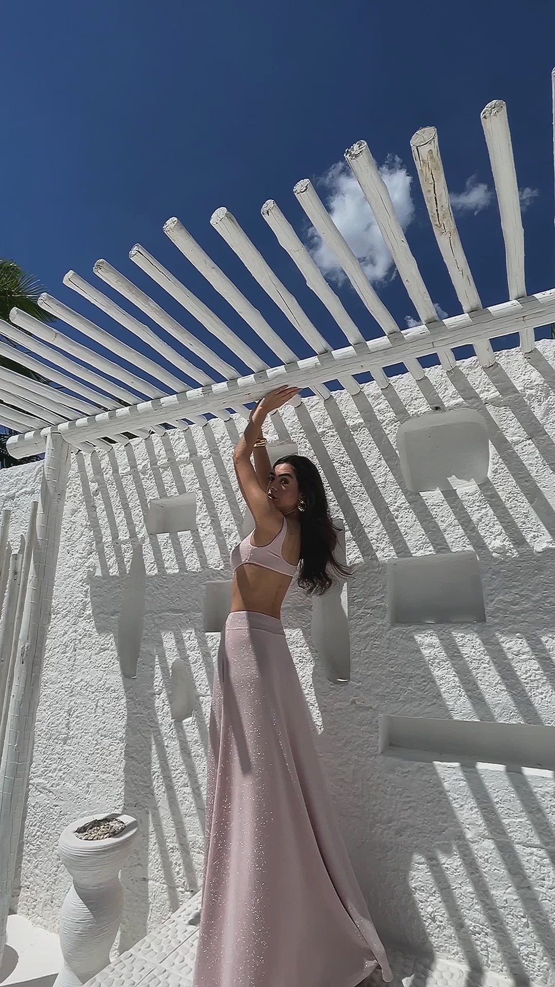 Saia Lurex Cindy Rose